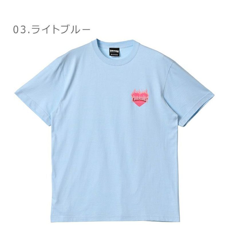 THRASHER THRASHER BURNING HEART S/S TEE