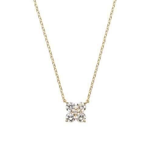 Vendome Aoyama ダイヤモンドカローラネックレス