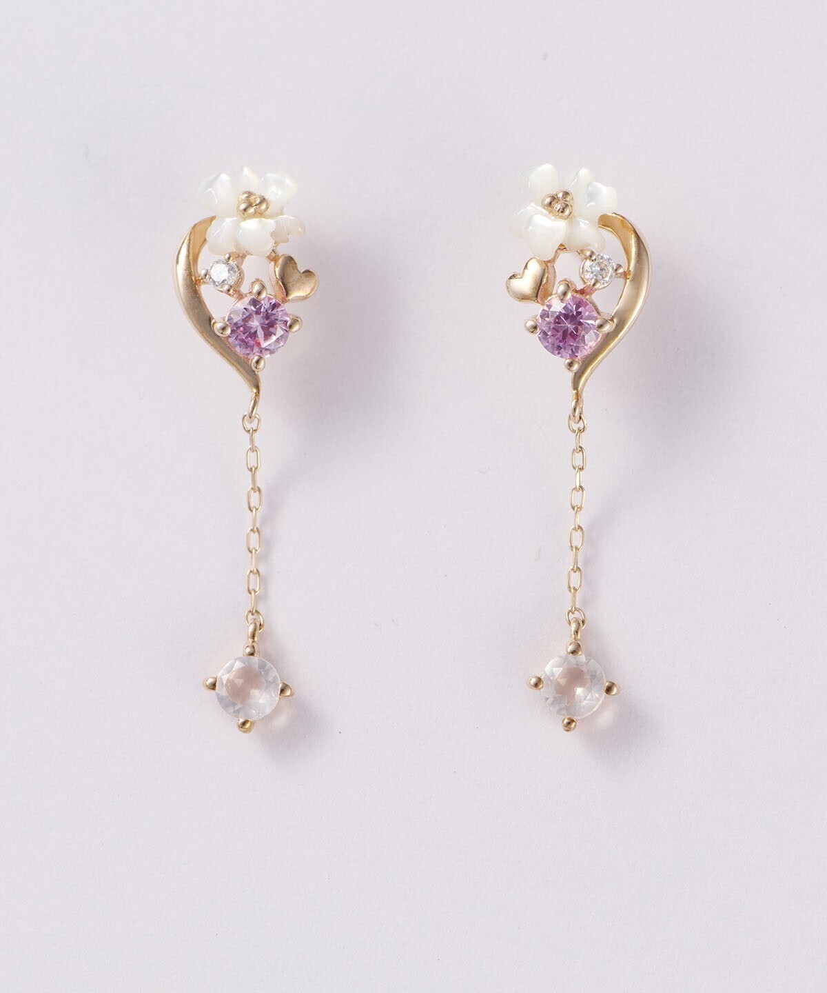Samantha Tiara フラワーブーケ ピアス