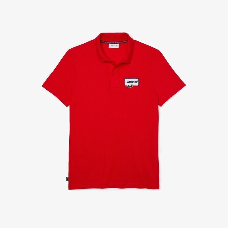 LACOSTE ヴィンテージブランドネームバッジポロシャツ