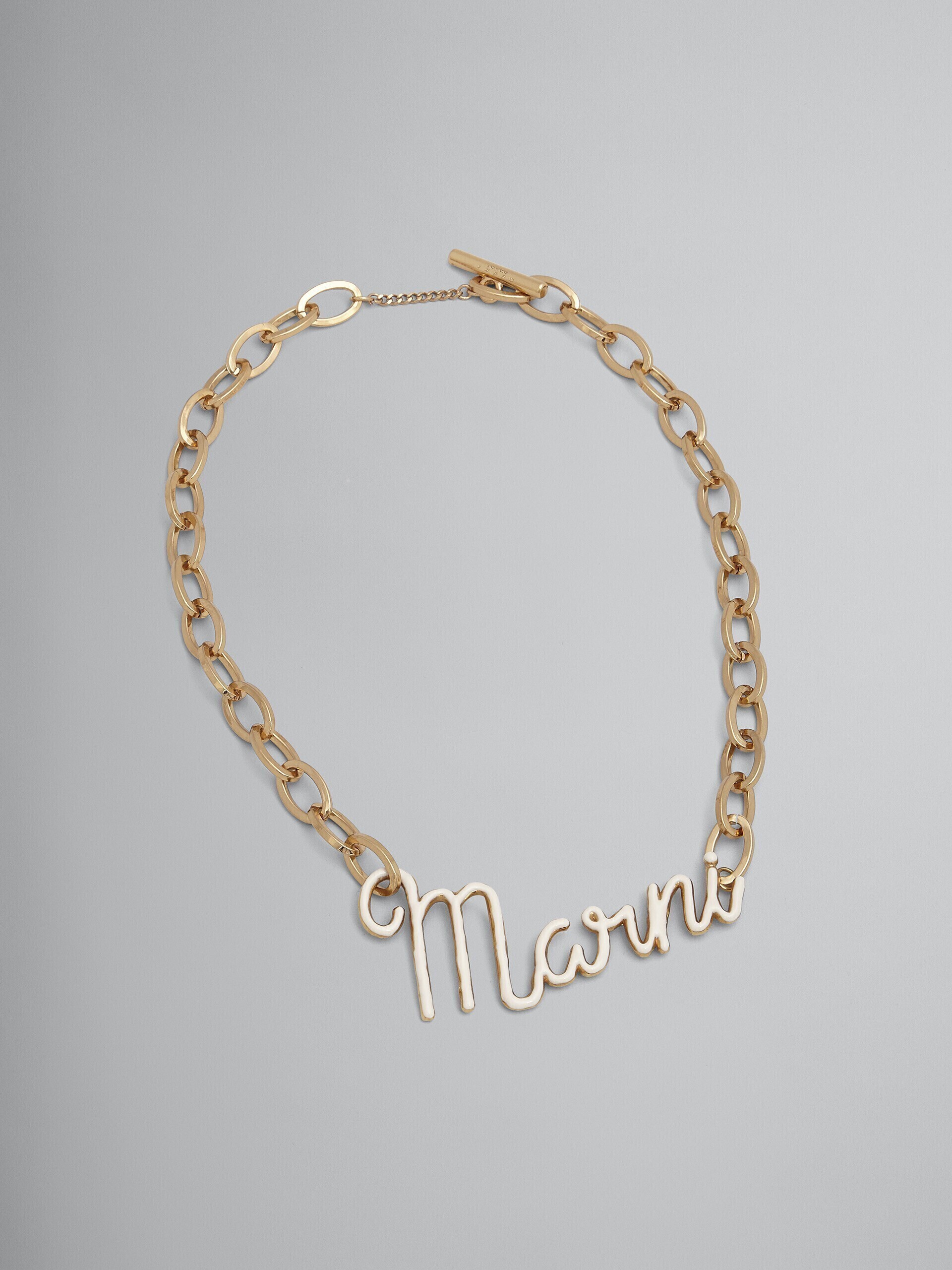 MARNI ロゴネックレス