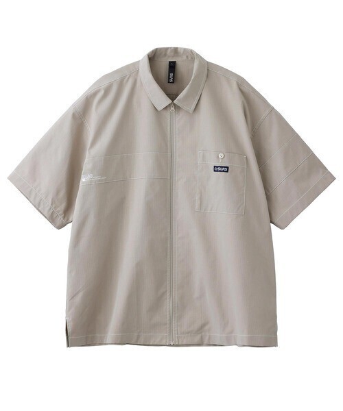 SILAS S/S RIPSTOP ZIP UP SHIRT サイラスリップストップジップアップ半袖シャツ