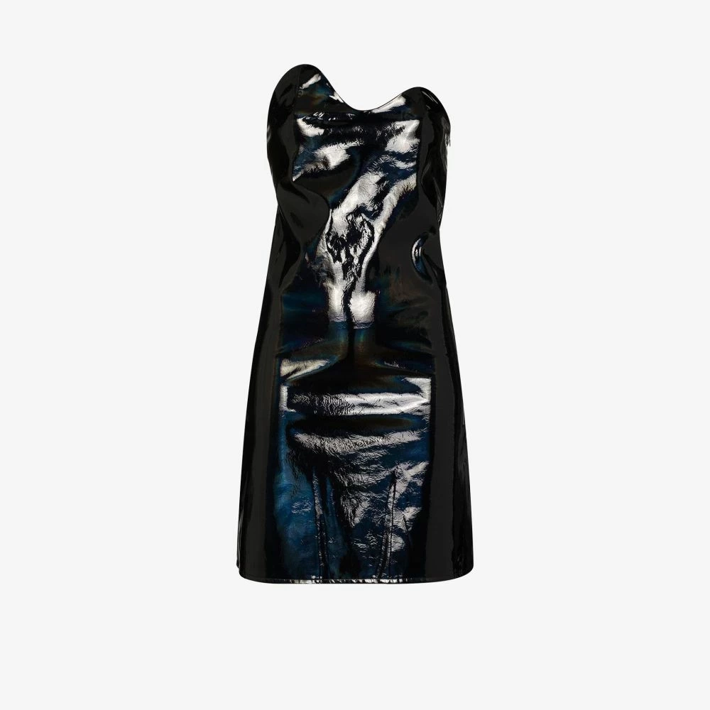OperaSPORT Rachel Strapless PVC Mini Dress