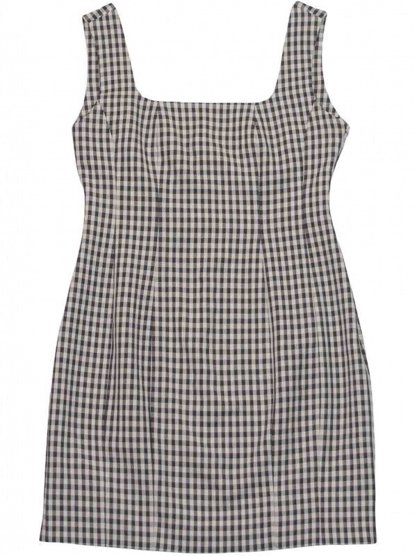 Honey mi Honey ginghamcheck tight one-piece