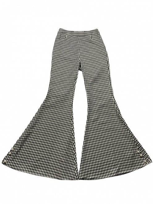 Honey mi Honey ginghamcheck pearl flare pants