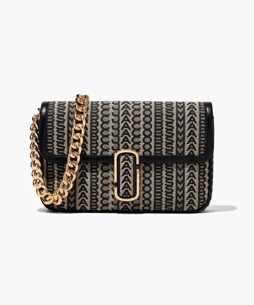 MARC JACOBS THE J MARC SHOULDER BAG MONOGRAM JACQUARD