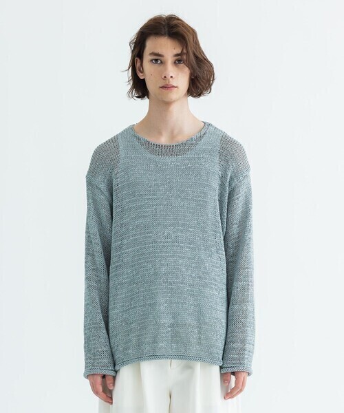 CITY MESH CREW NECK PO
