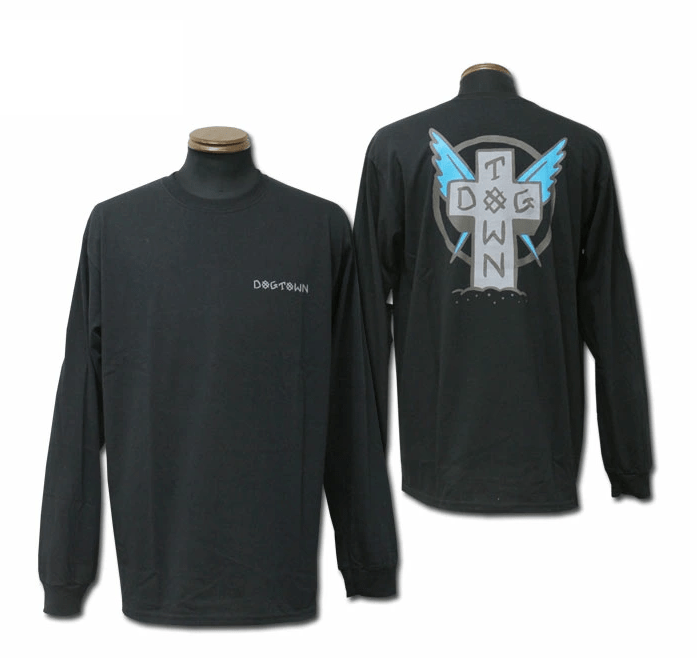 DOGTOWN Scratch Cross L/S T-SHIRTS