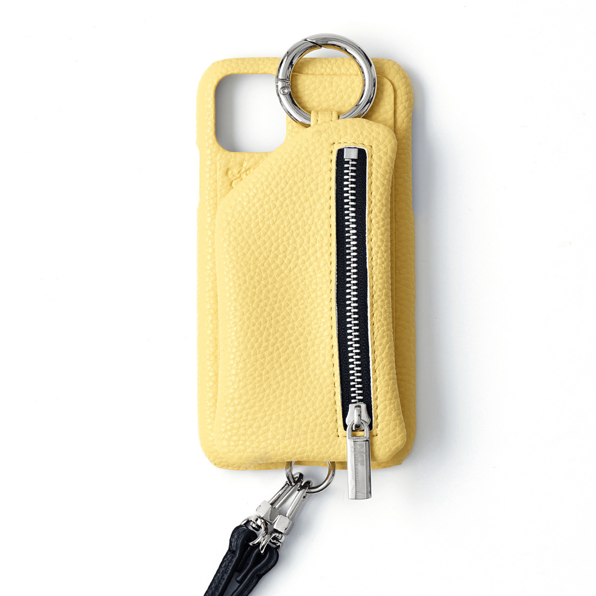 ajew cadenas zipphone case shoulder【ひも付き】 iPhone13 / yellow