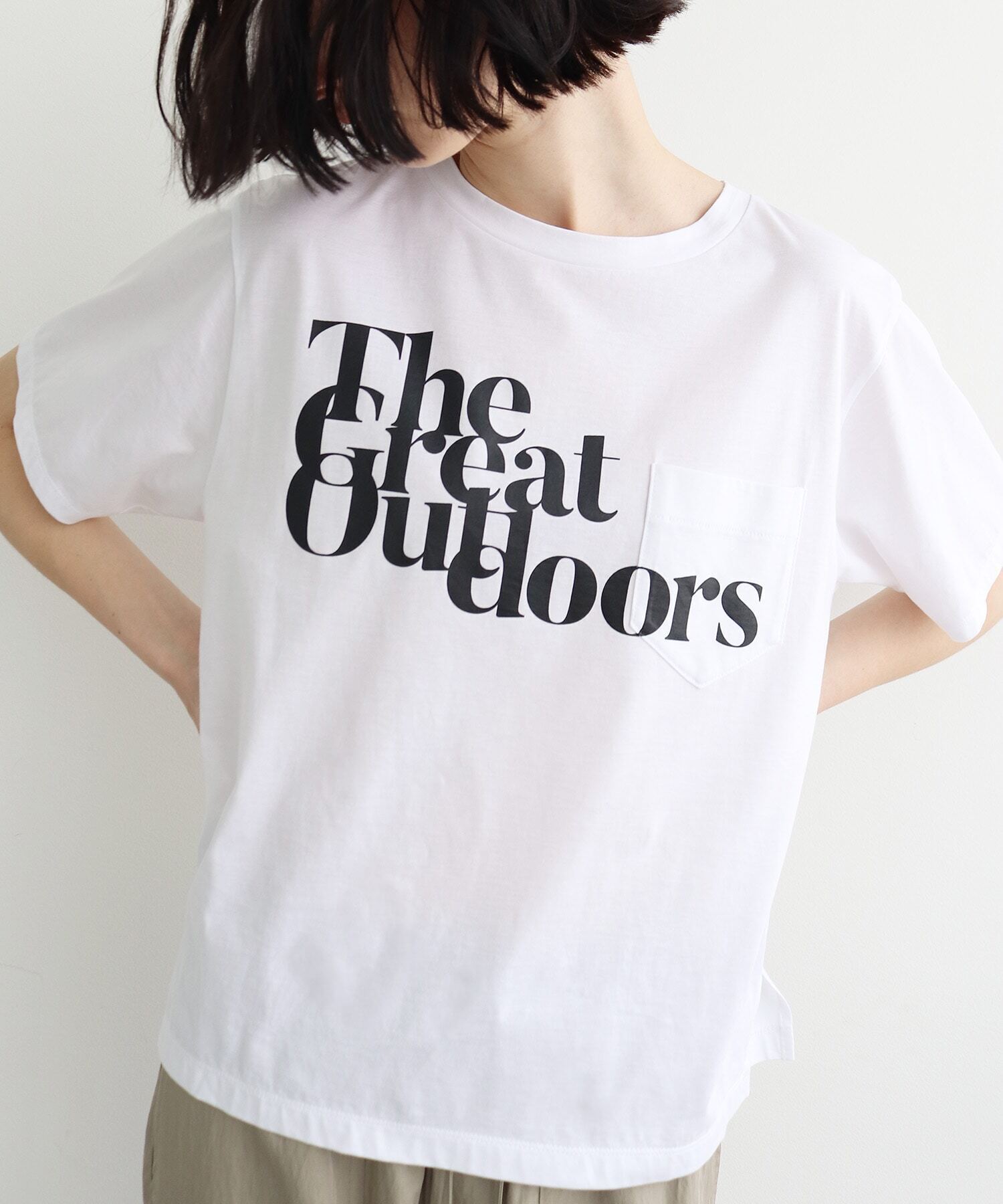 DRESSLAVE the great outdoors pocket t-shrit