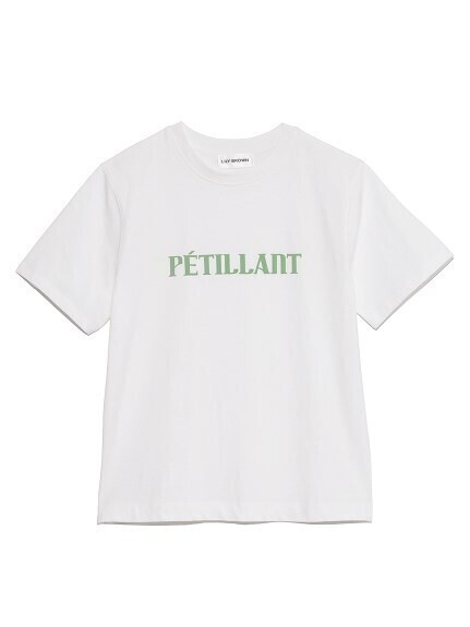 Lily Brown ロゴプリントTシャツ