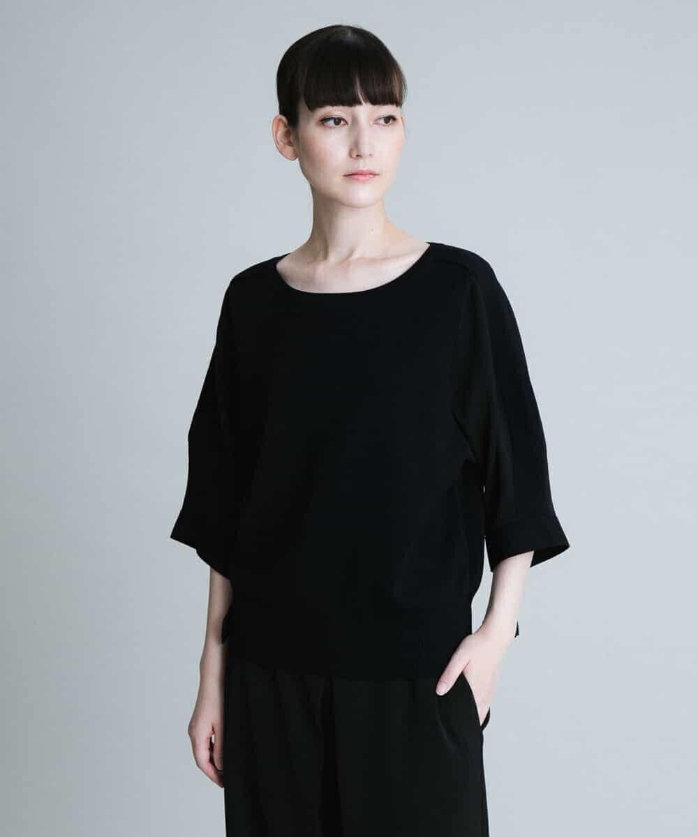HIROKO KOSHINO マットプレーティングニットプルオーバー