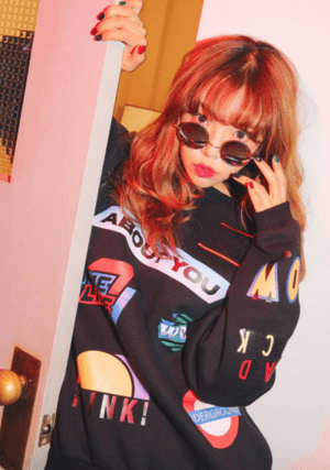 STYLENANDA スァ着用スウェット