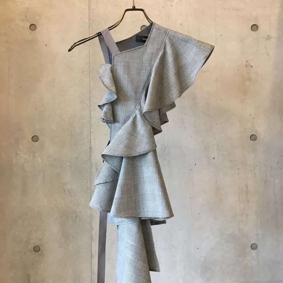 SHIROMA frill half Jacket