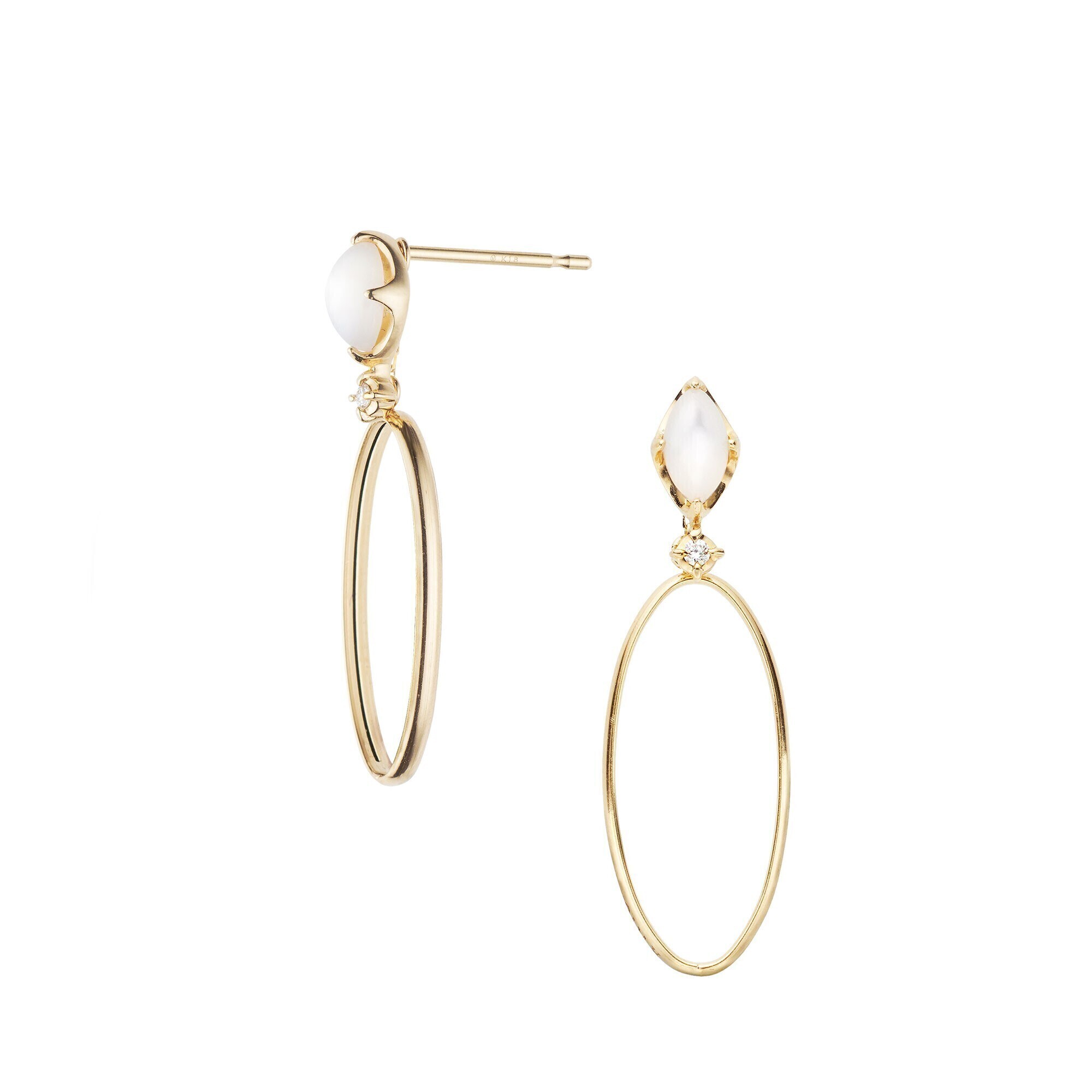 Vendome Aoyama キャローブラン ピアス