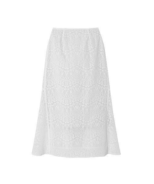 LE CIEL BLEU Bonded Lace Skirt