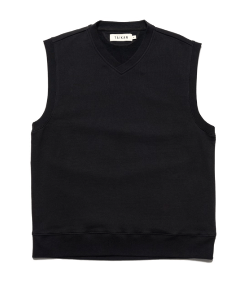 TAIKAN FLEECE VEST-BLACK