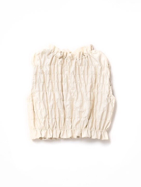 sahara Gather Fake Leather Vest