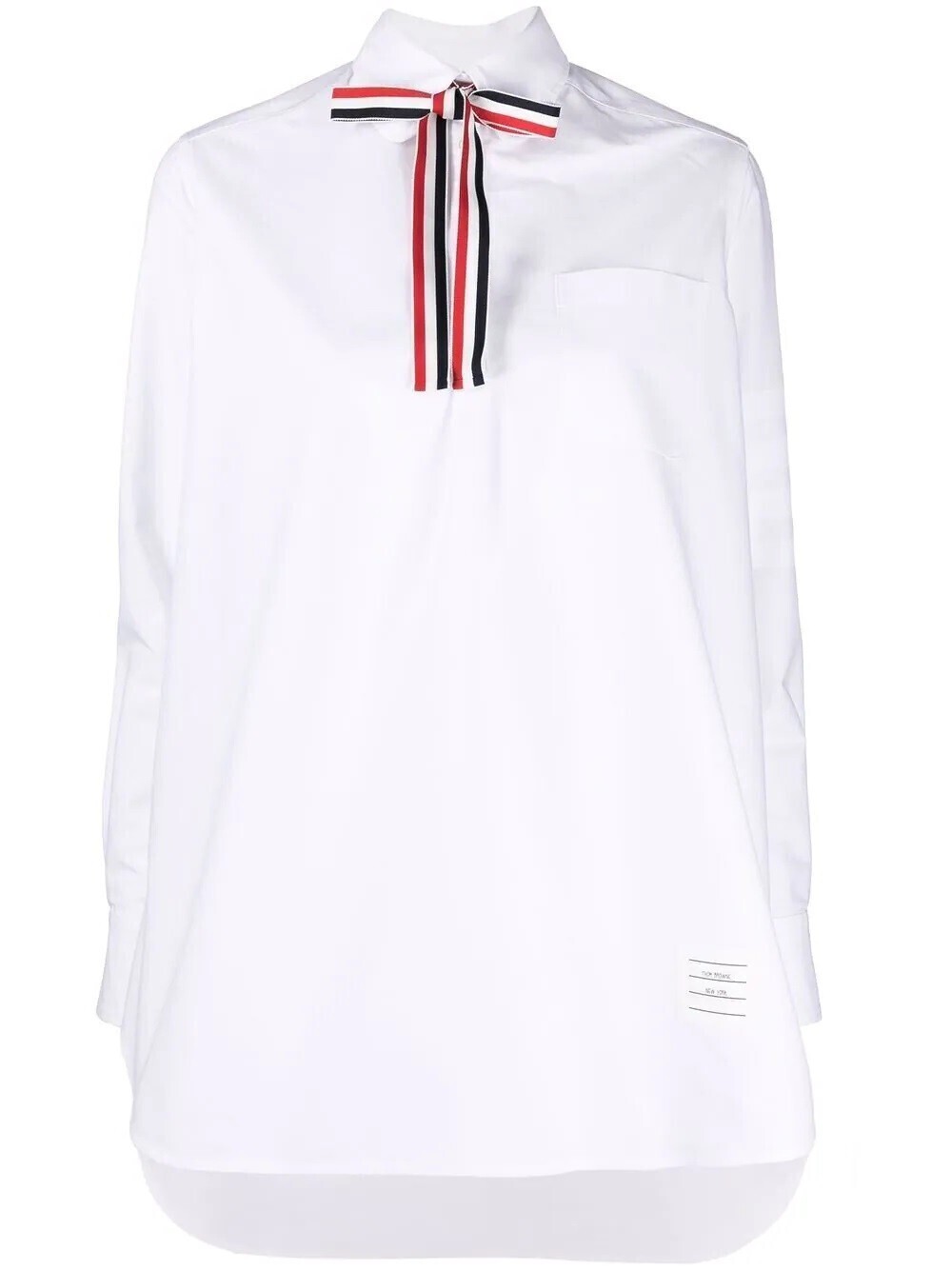THOM BROWNE.NEW YORK RWB リボンディテール シャツ