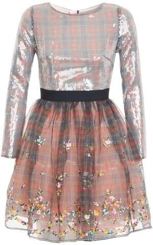 Manoush ECOSSAIS FLEUR DRESS