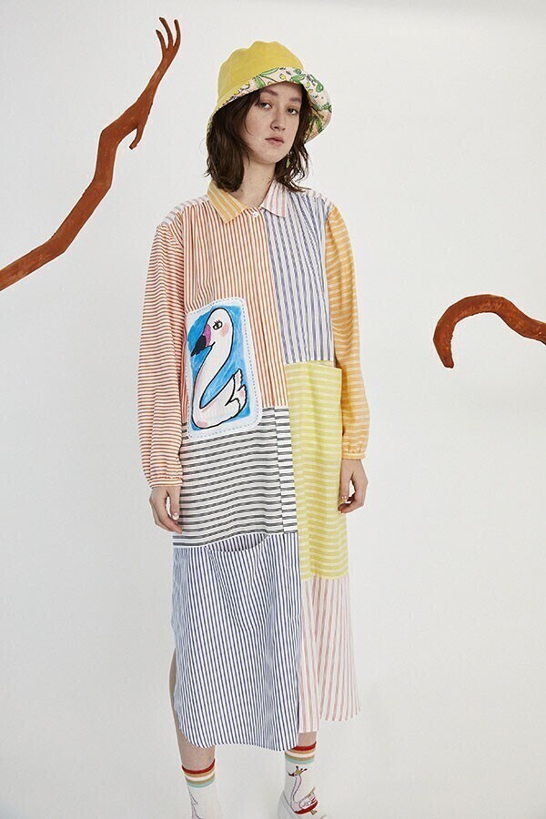 TSUMORI CHISATO 2022ss シャツワンピース