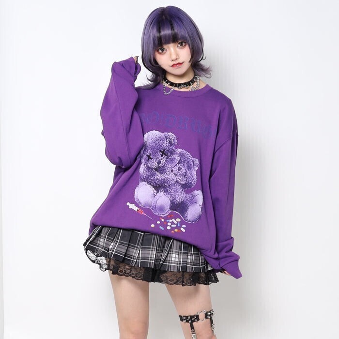 Amilige NO！DRUG！プリントスウェット