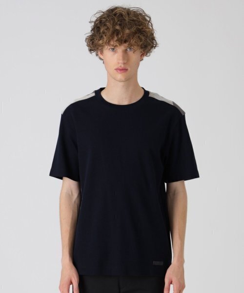 BLACK LABEL CRESTBRIDGE トリコベージュヨークチェックT
