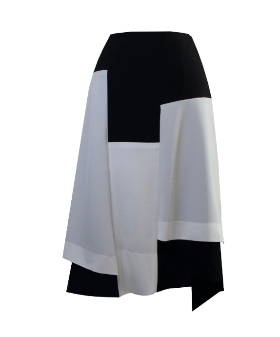 barakabaracca Patchwork midi skirt