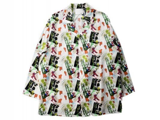 Varde77 REEDOM GRAFFITI ALOHA SHIRTS LONG SLEEVE