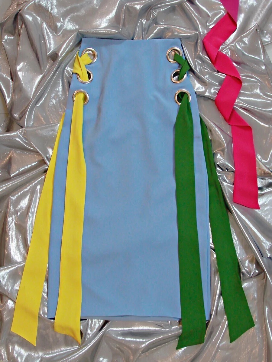 Scǎi tokyo MULTI COLORED LAYERED SKIRT