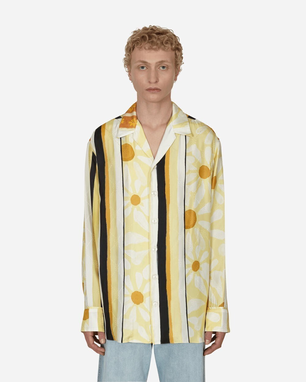MARNI Patchwork Print Viscose Jacquard Shirt