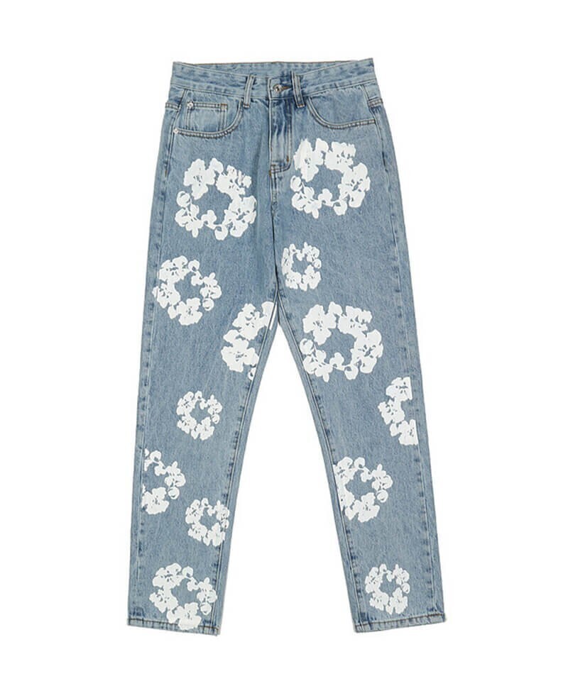 URKOOL FLORAL JEANS V3