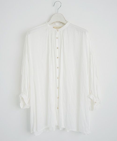 suzukitakayuki puff-sleeve blouse