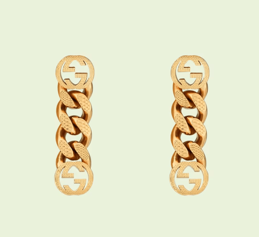 GUCCI インターロッキングG ピアス
