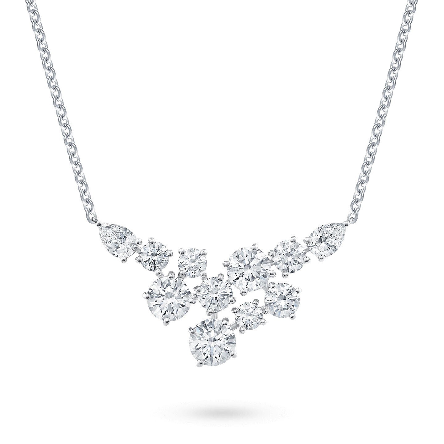 Harry Winston スパークリングクラスター・ペンダント