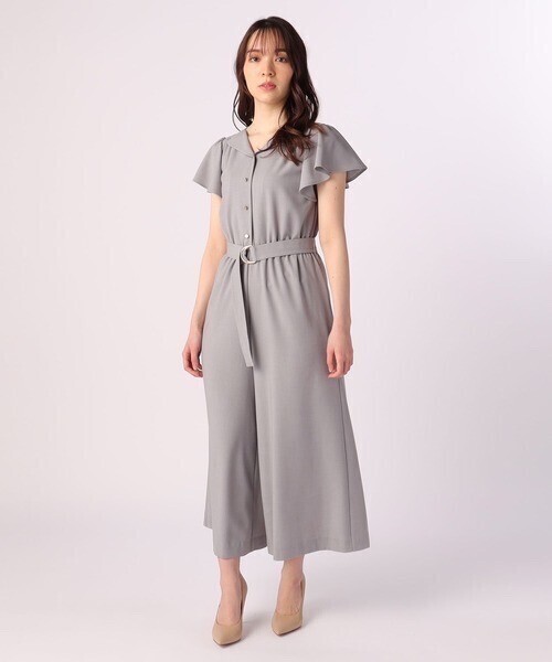 LAISSE PASSE コスモスプリントプリーツスカート