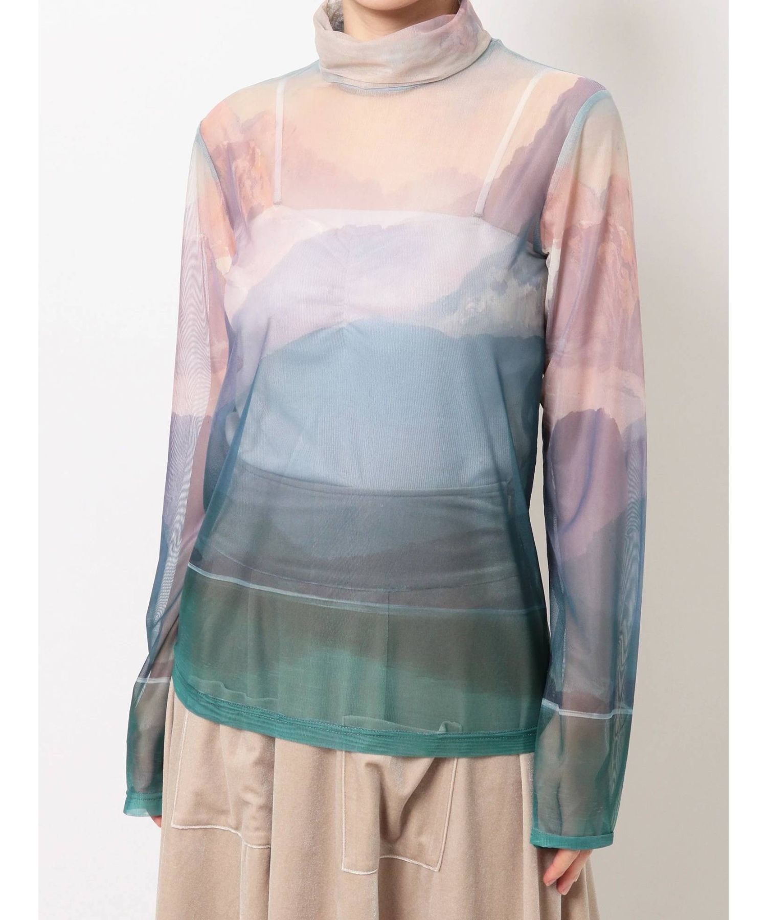 merry jenny diaryメッシュtops