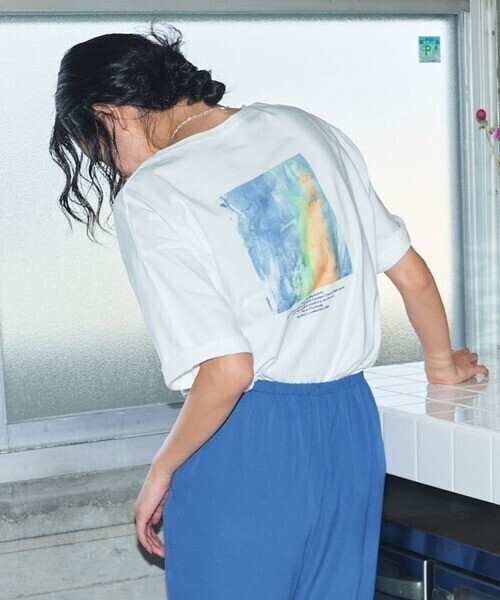 VACANCY カラフルペイントメッセージTEE