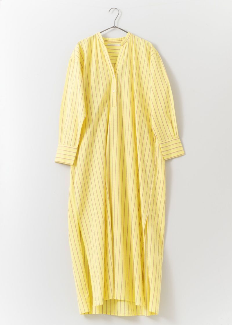ne Quittez pas Cotton Stripe Panel Dress