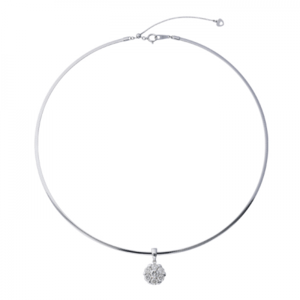 CoronetSolitaire 7CT LOOK MAGIC  K18WG ダイヤモンドネックレス