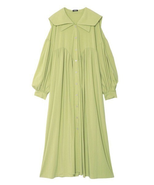 PAMEO POSE Butterfly Collar Dress