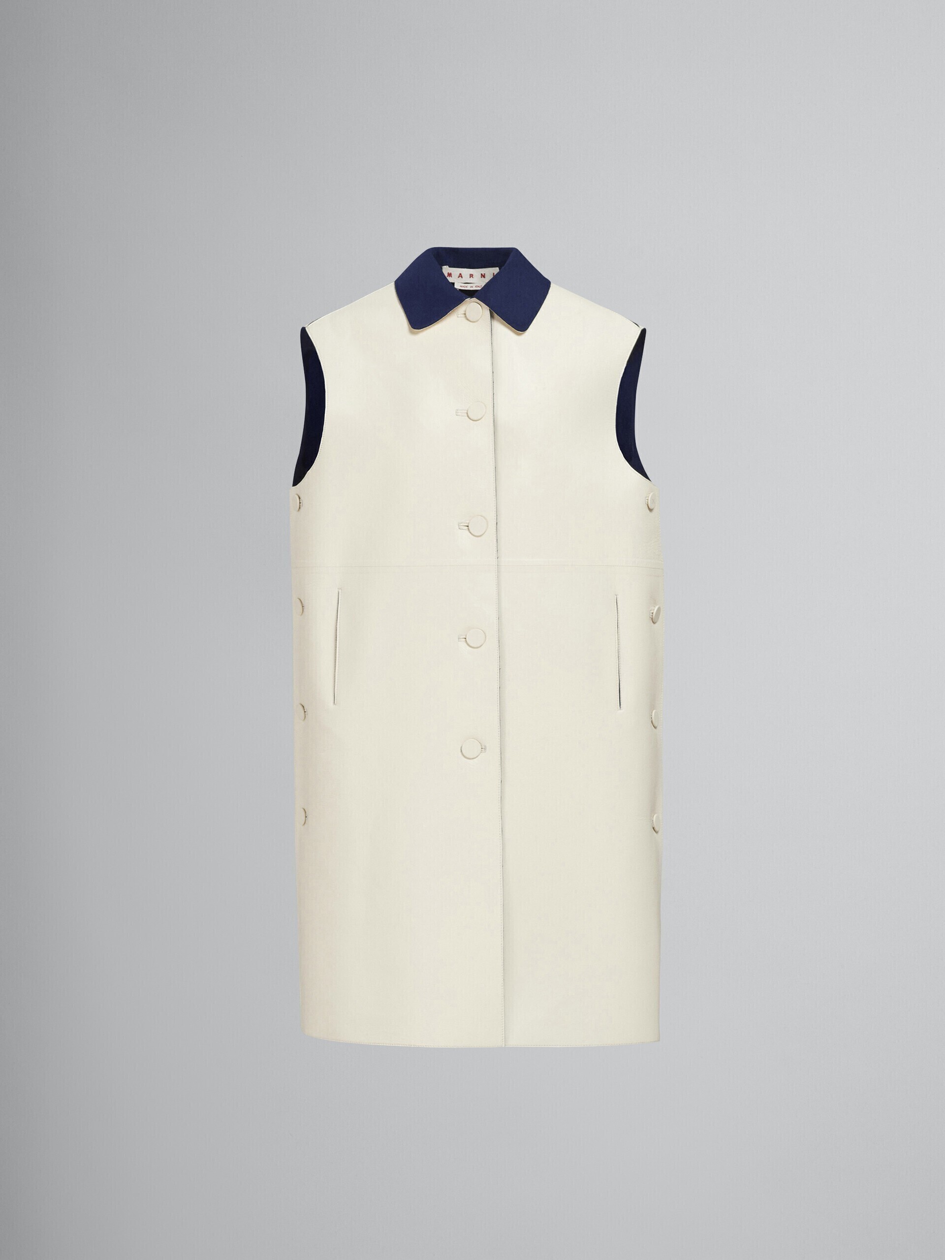 MARNI レザー ロングベスト