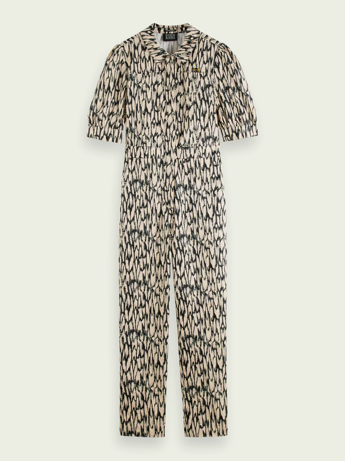 Scotch & Soda Printed utility jumpsuit
