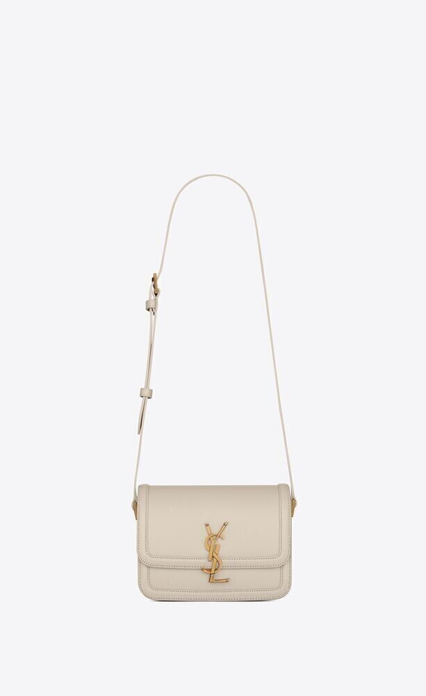SAINT LAURENT ボックスサンローランレザーのスモールサッチェル「ソルフェリーノ」