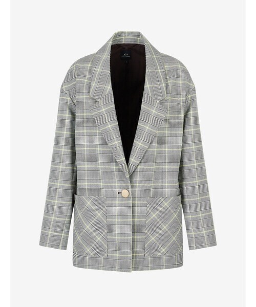 Armani Exchange チェックテーラードジャケット