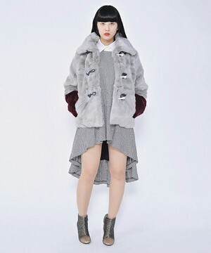 margarin fingers MARGARIN FINGERS TOGGLE SHOT FUR COAT