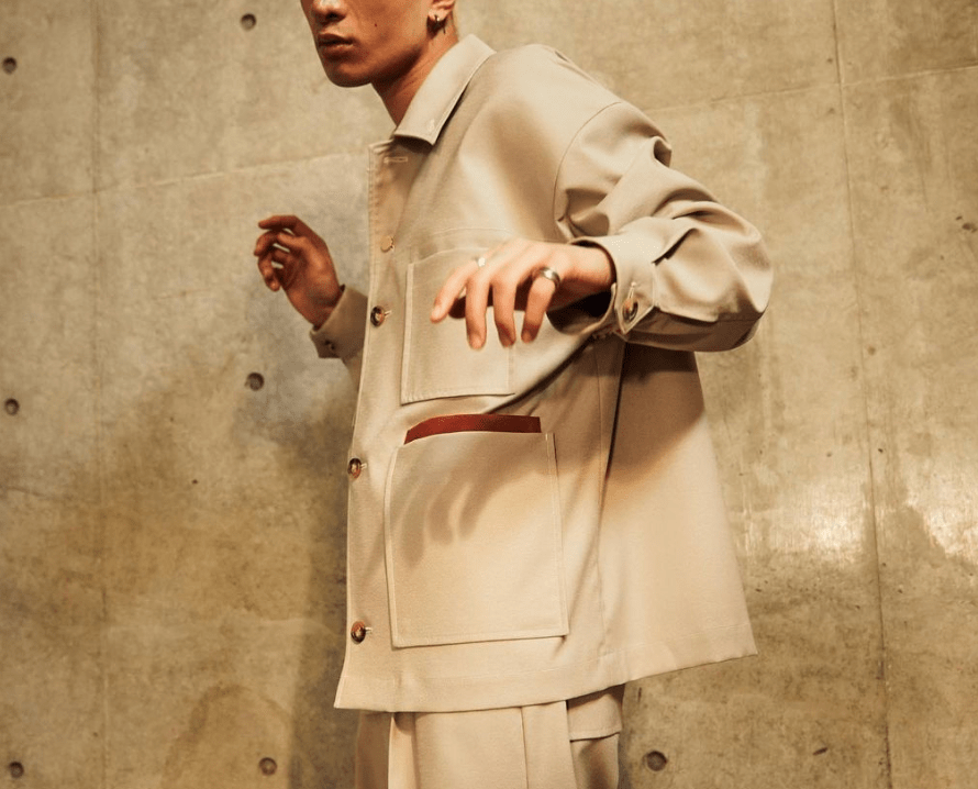 TAUPE TPE ウーステッドアムンゼンカバーオール