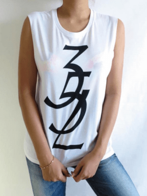 357clothing Big Number Logo Sleeveless T-Shirts