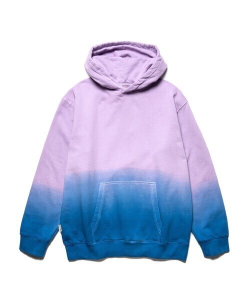 TAIKAN PLAIN HOODIE DIP DYE PURPLE