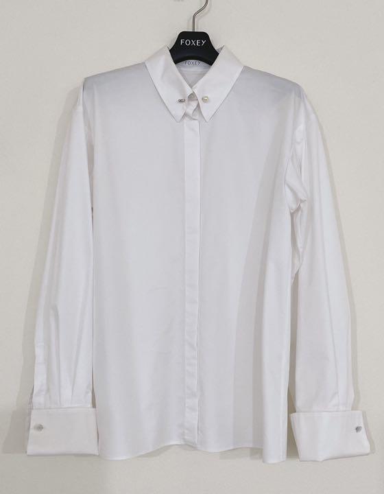 FOXEY Pearl Pin Shirt